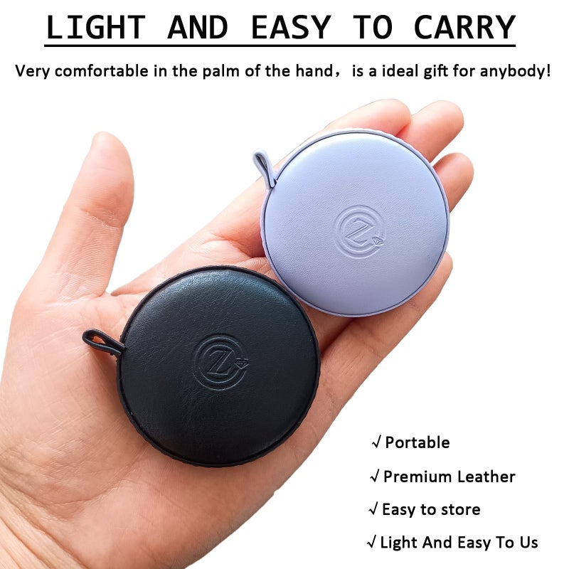 Z_جوده وثقه Tape Measure, 4 Pack Measuring Tape for Body Cloth Measurement Tape for Sewing Tailor Fabric Measurements Double Scale Soft Pink & White Tape Measure Retractable Measuring Tape Set - Image 3